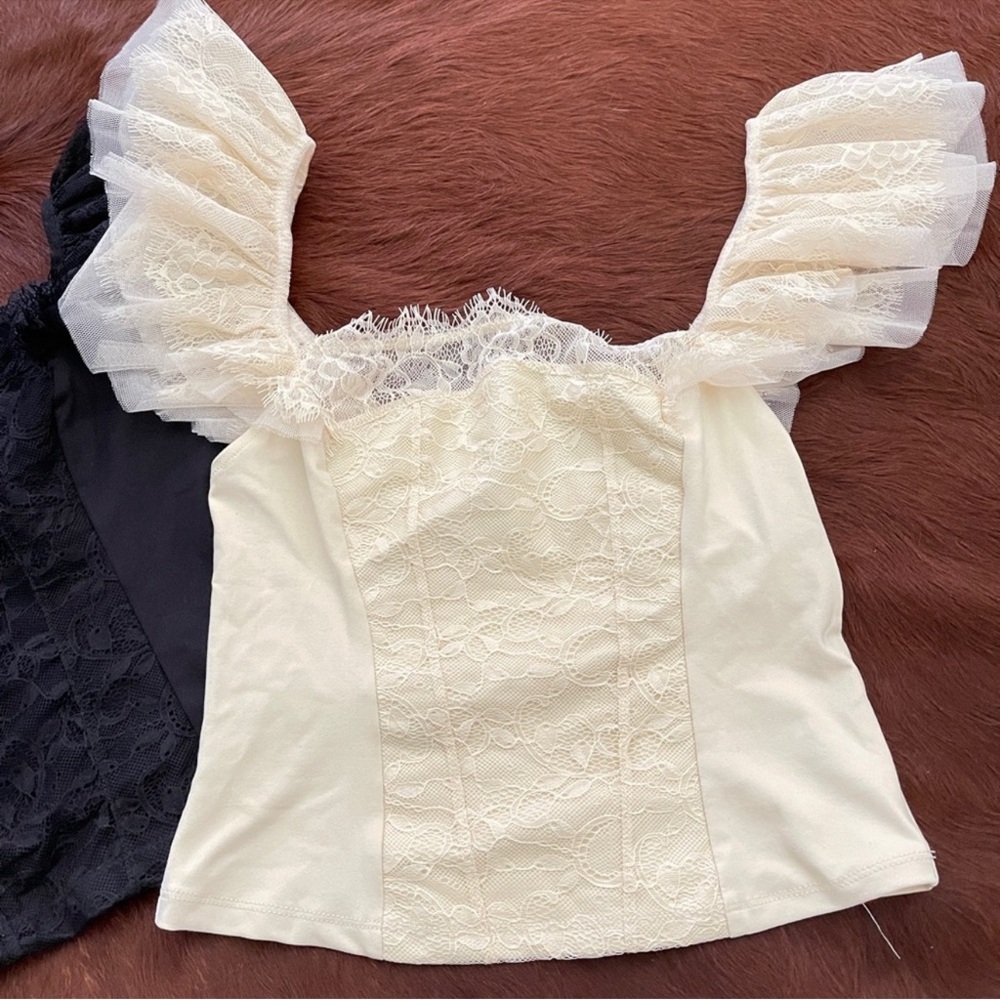 NWOT Free People Intimacy Live it up Cami lace coquette ballet core Size XS